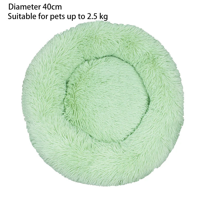 Nest Round Soft Shaggy Mat for Kittens - Katokitten