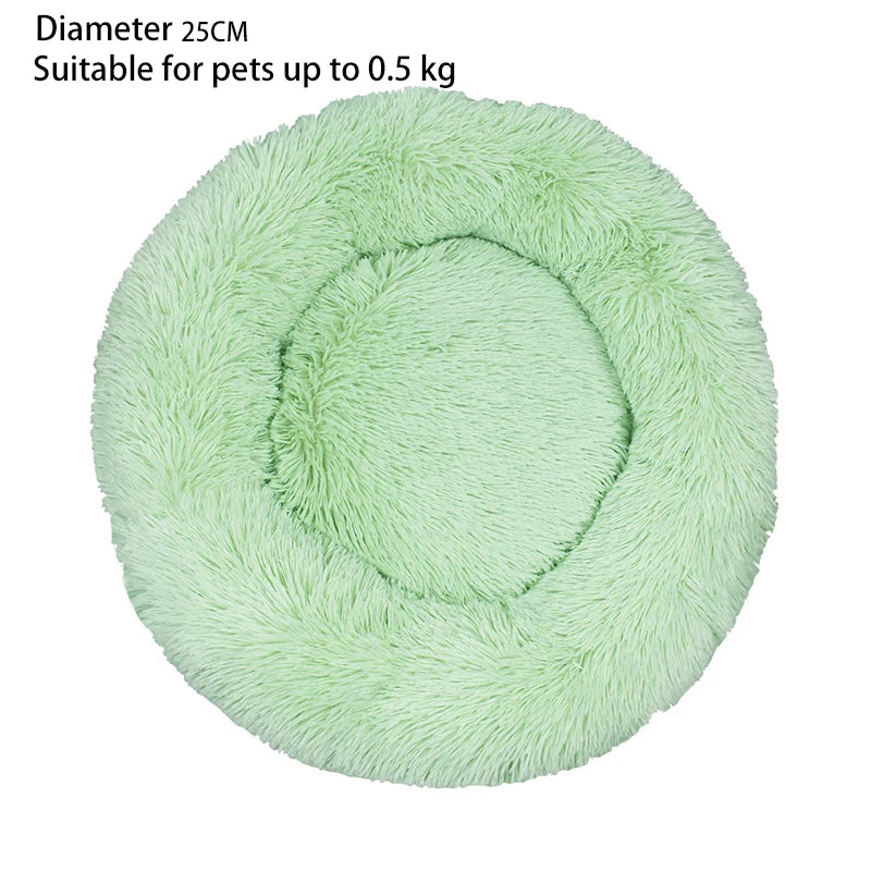 Nest Round Soft Shaggy Mat for Kittens - Katokitten