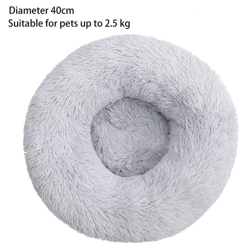 Nest Round Soft Shaggy Mat for Kittens - Katokitten