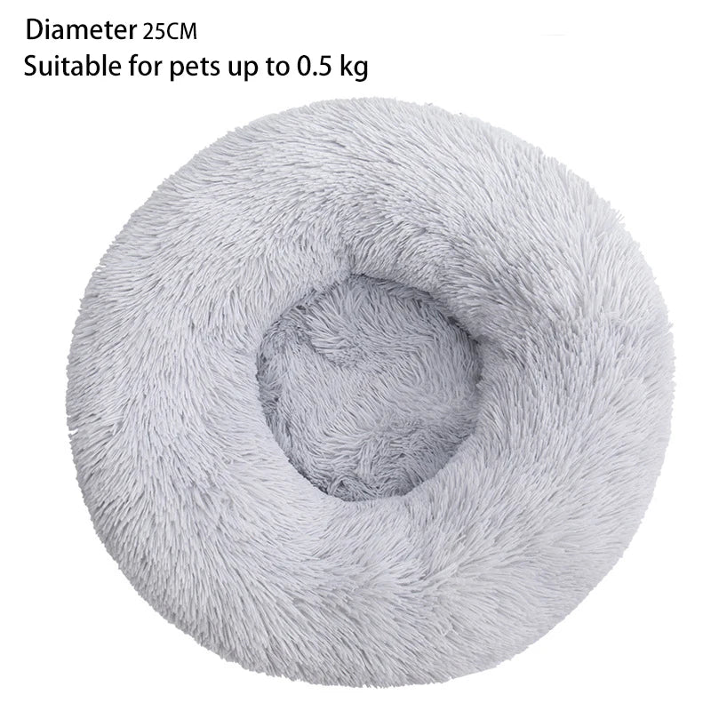 Nest Round Soft Shaggy Mat for Kittens - Katokitten
