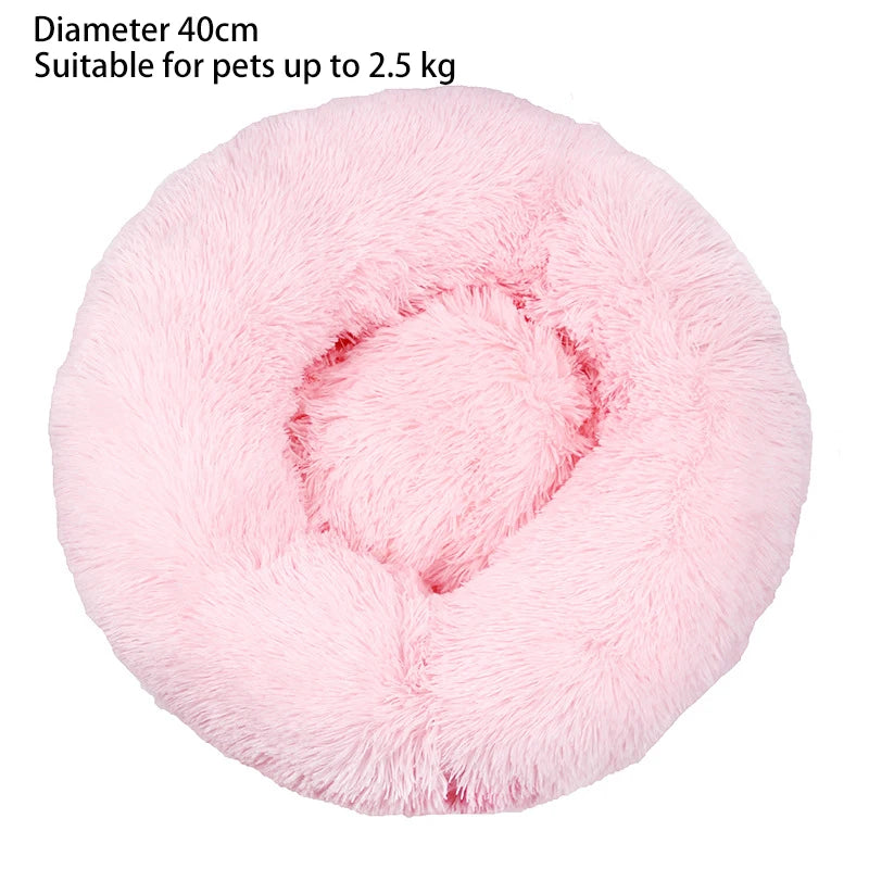 Nest Round Soft Shaggy Mat for Kittens - Katokitten