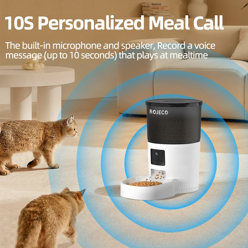 3L Automatic Pets Feeder With Carmen Smart Cat - Katokitten
