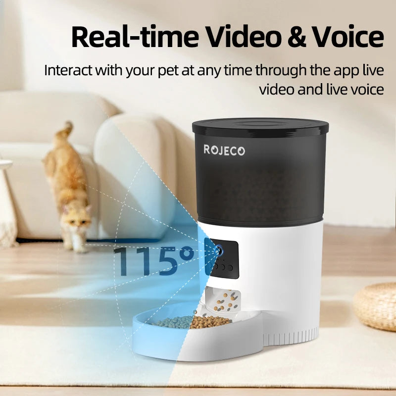 3L Automatic Pets Feeder With Carmen Smart Cat - Katokitten