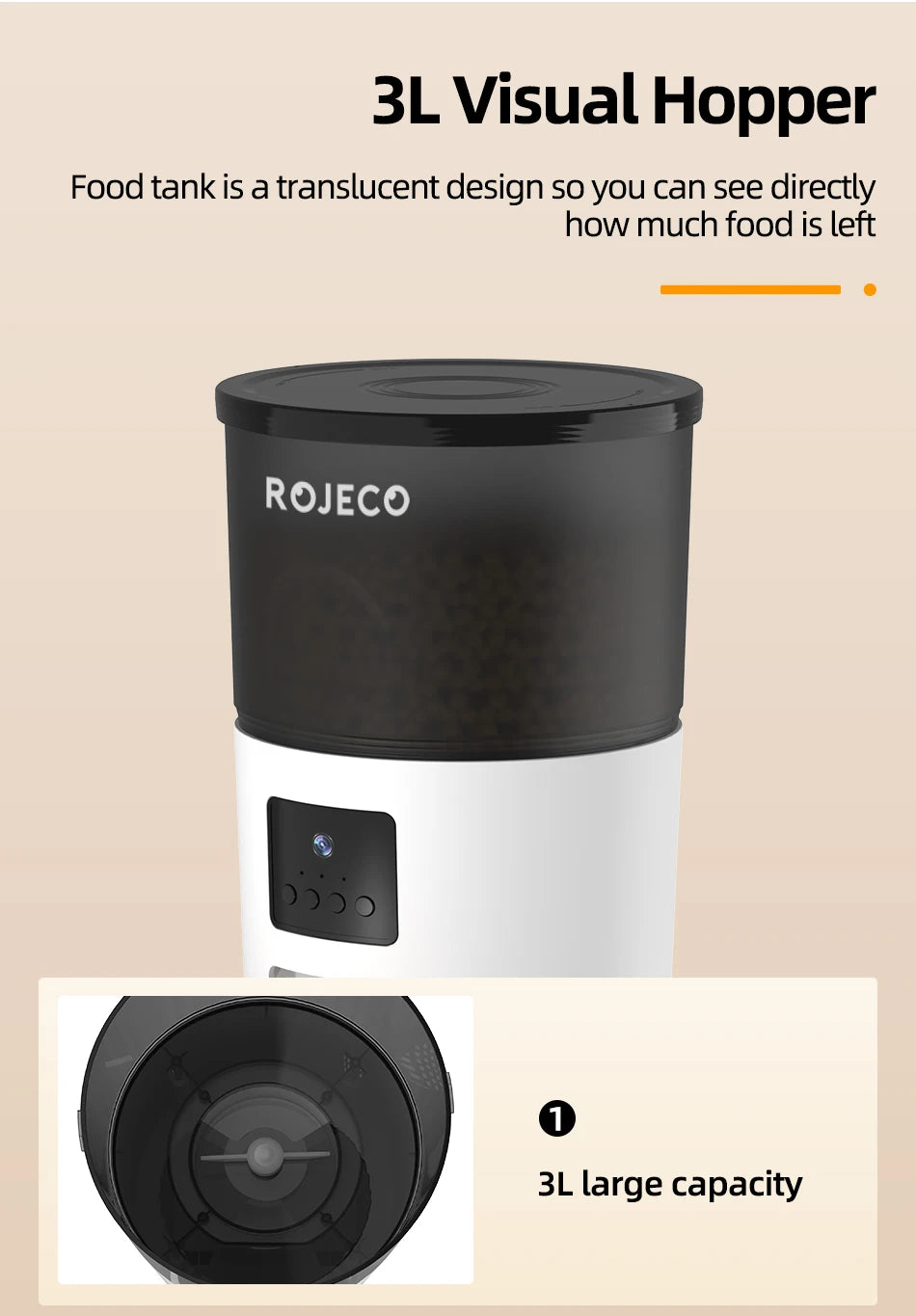 3L Automatic Pets Feeder With Carmen Smart Cat - Katokitten