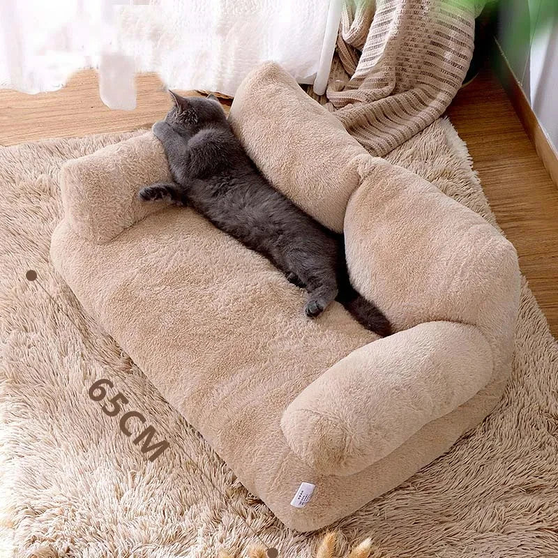 Winter Warm Luxury Pet Cat Bed Sofa - Katokitten
