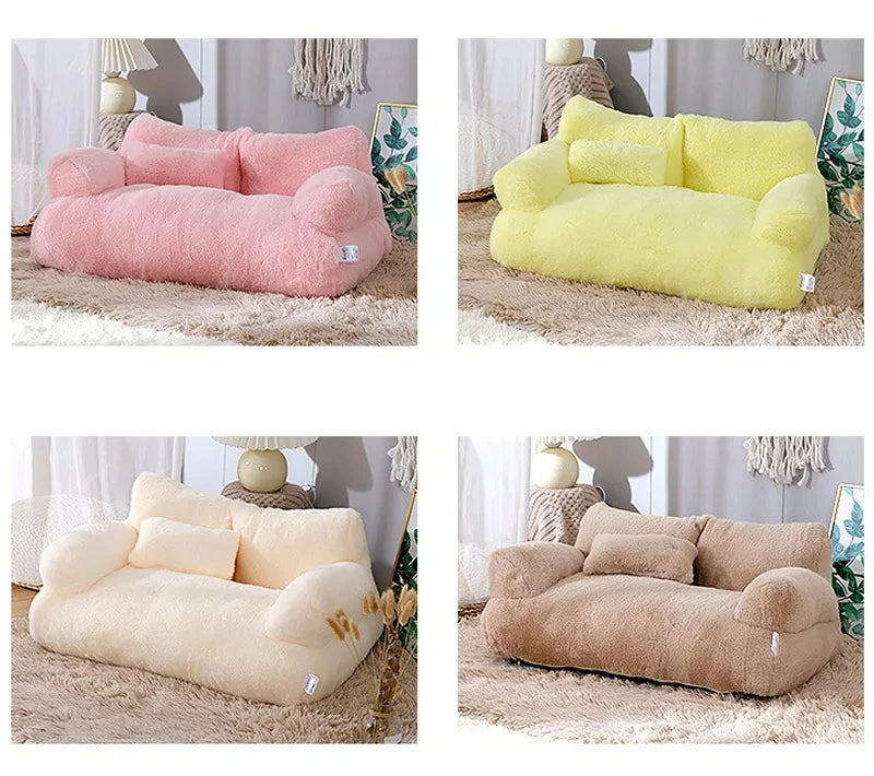 Winter Warm Luxury Pet Cat Bed Sofa - Katokitten
