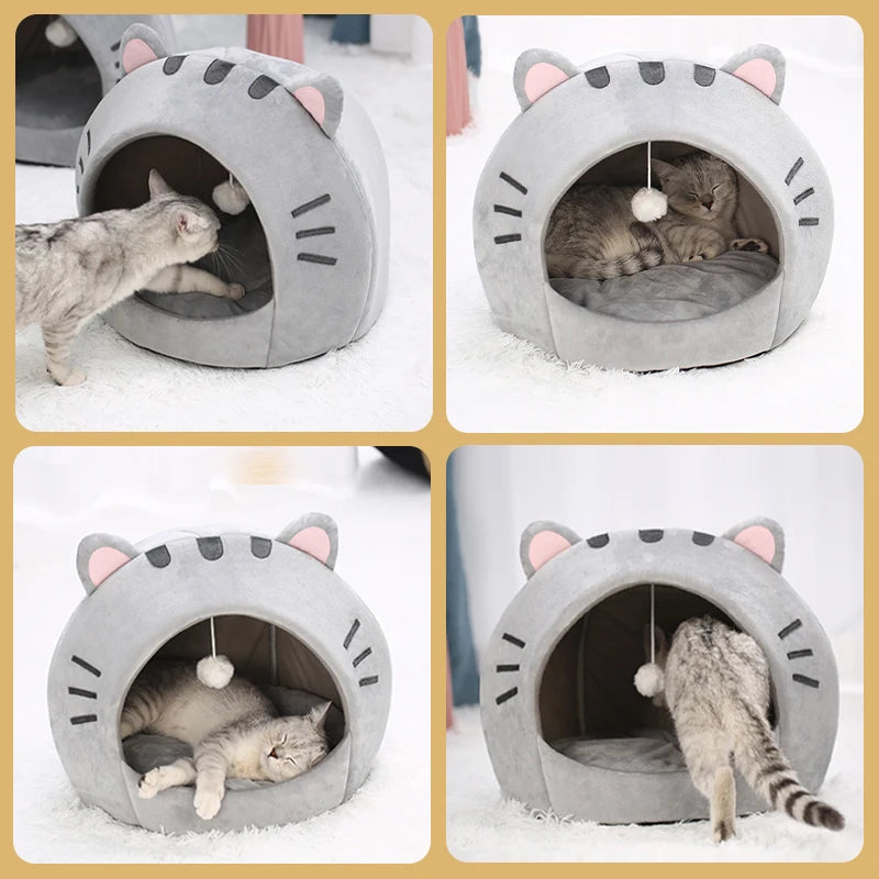 Winter Warm Pet Cat Super Bed House - Katokitten
