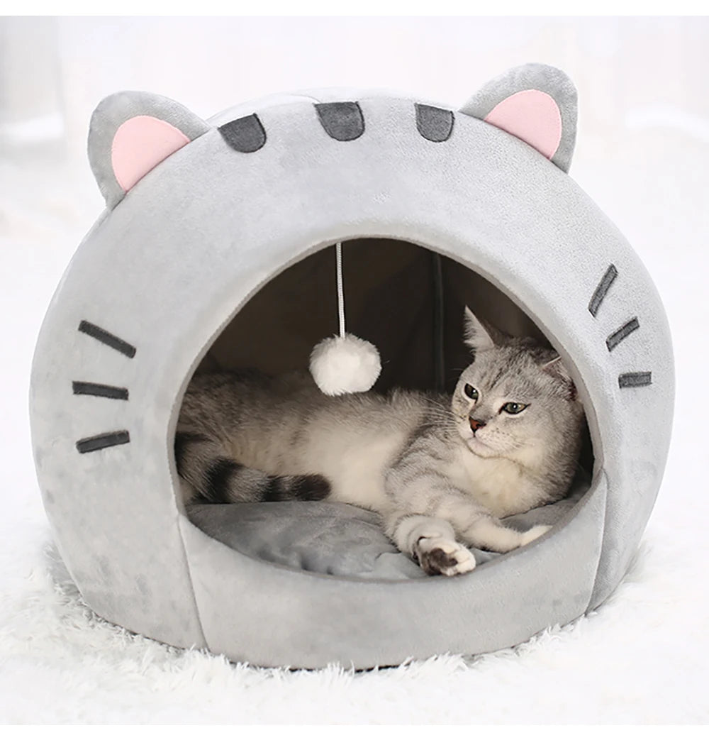 Winter Warm Pet Cat Super Bed House - Katokitten