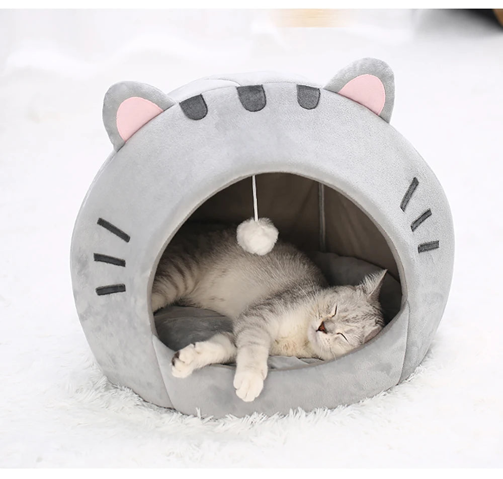 Winter Warm Pet Cat Super Bed House - Katokitten