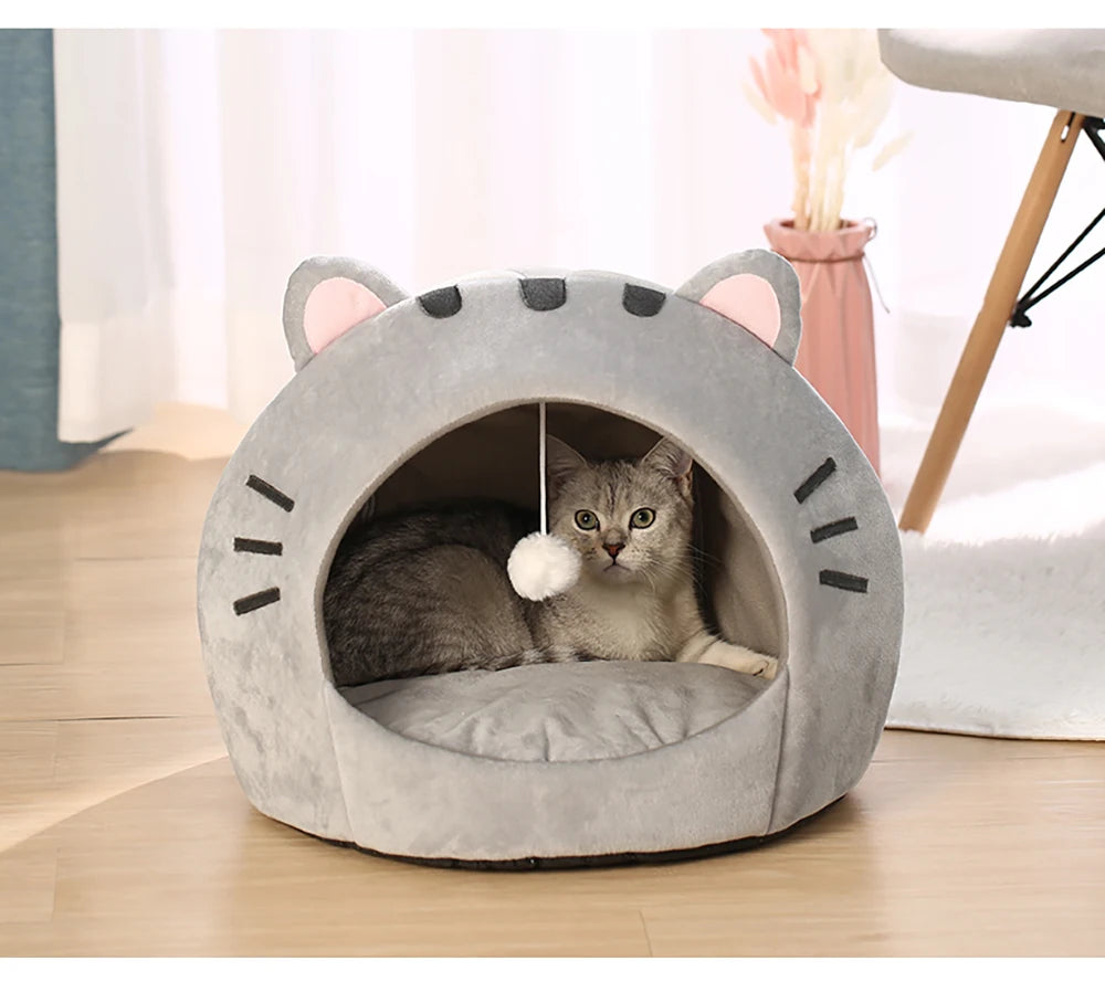 Winter Warm Pet Cat Super Bed House - Katokitten