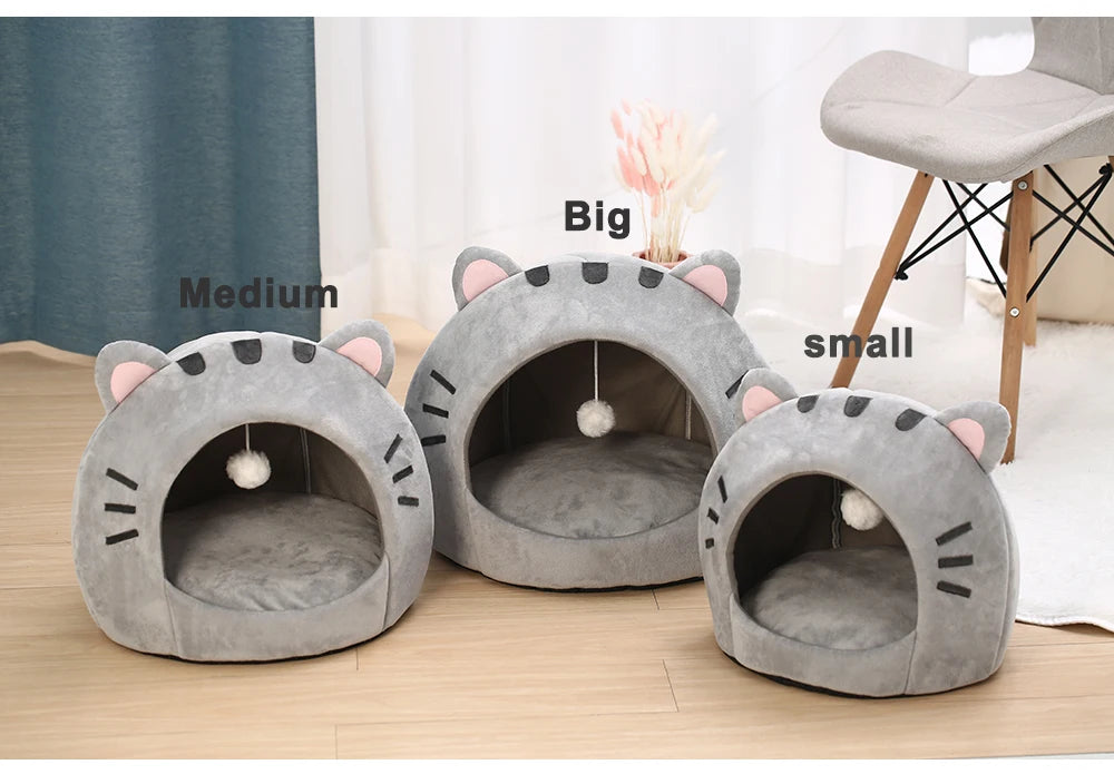 Winter Warm Pet Cat Super Bed House - Katokitten