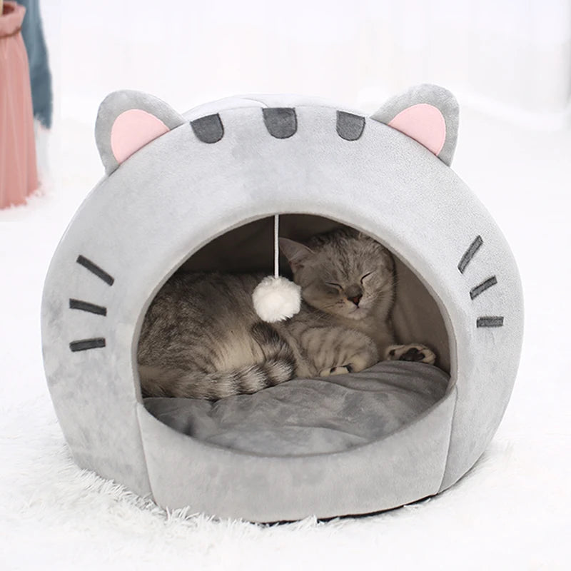 Winter Warm Pet Cat Super Bed House - Katokitten
