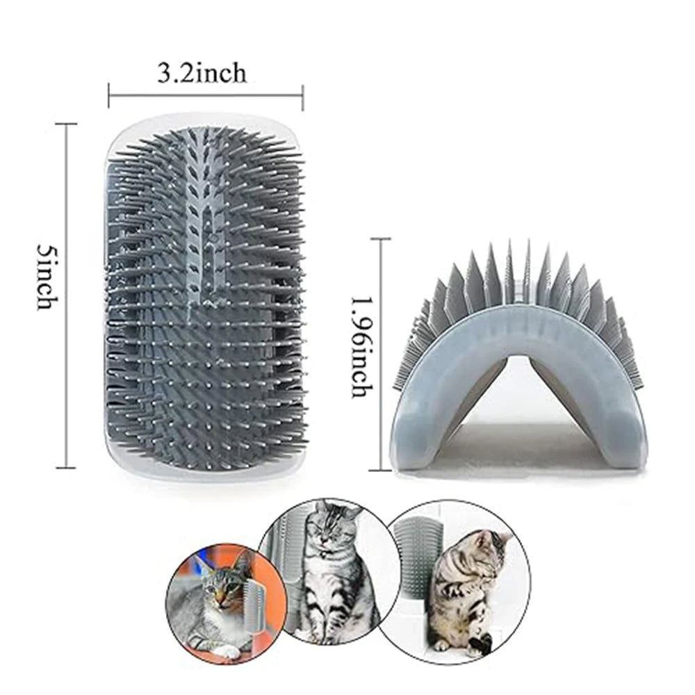 Catnip Cat Wall Brush Corner Cat Scratcher - Katokitten