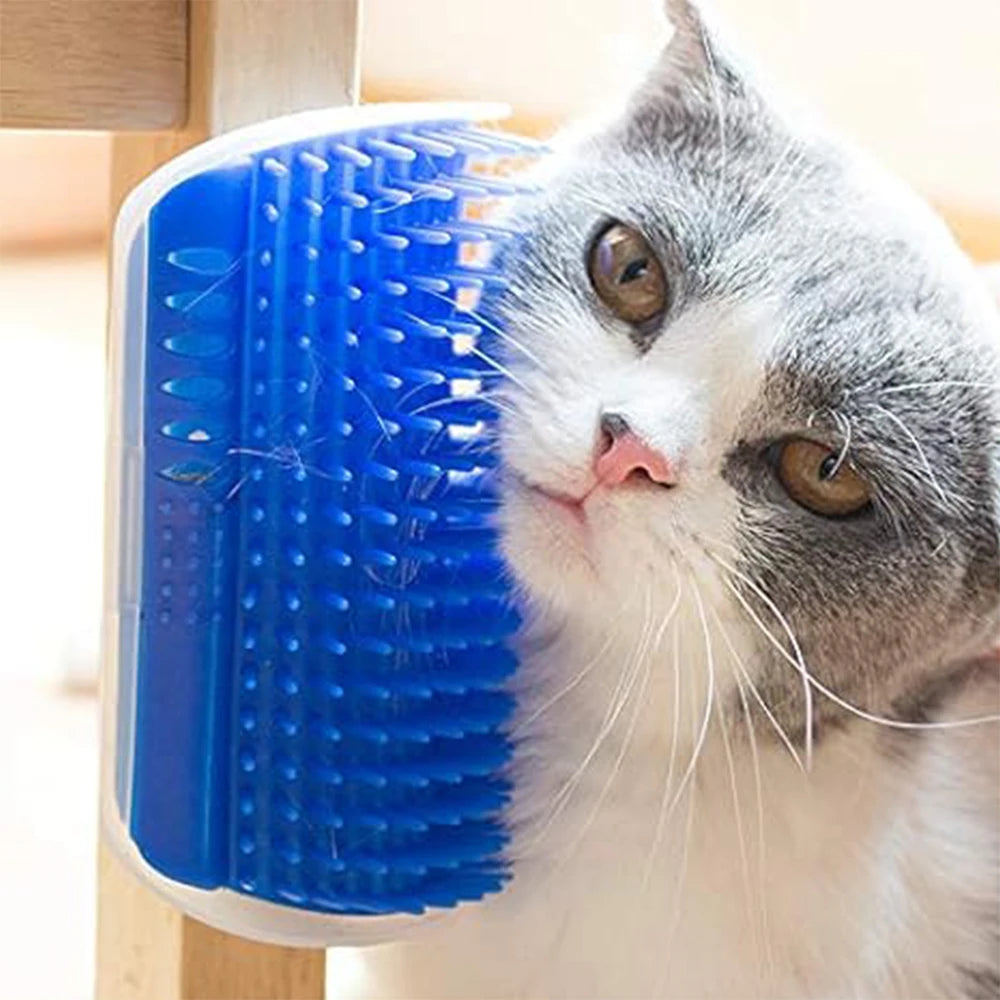 Catnip Cat Wall Brush Corner Cat Scratcher - Katokitten