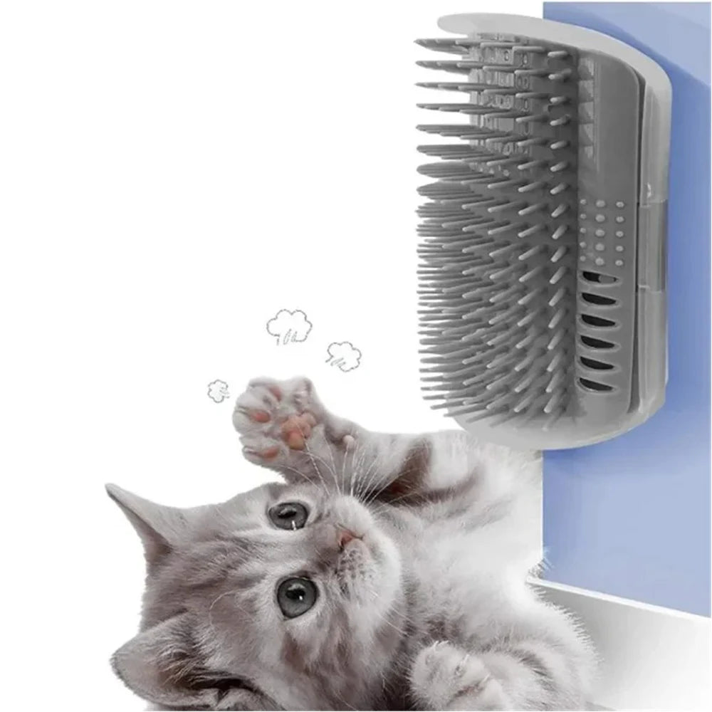 Catnip Cat Wall Brush Corner Cat Scratcher - Katokitten
