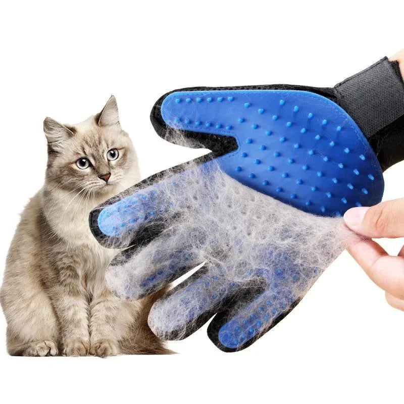 Pet Cat Silicone Gloves Hair Removal - Katokitten