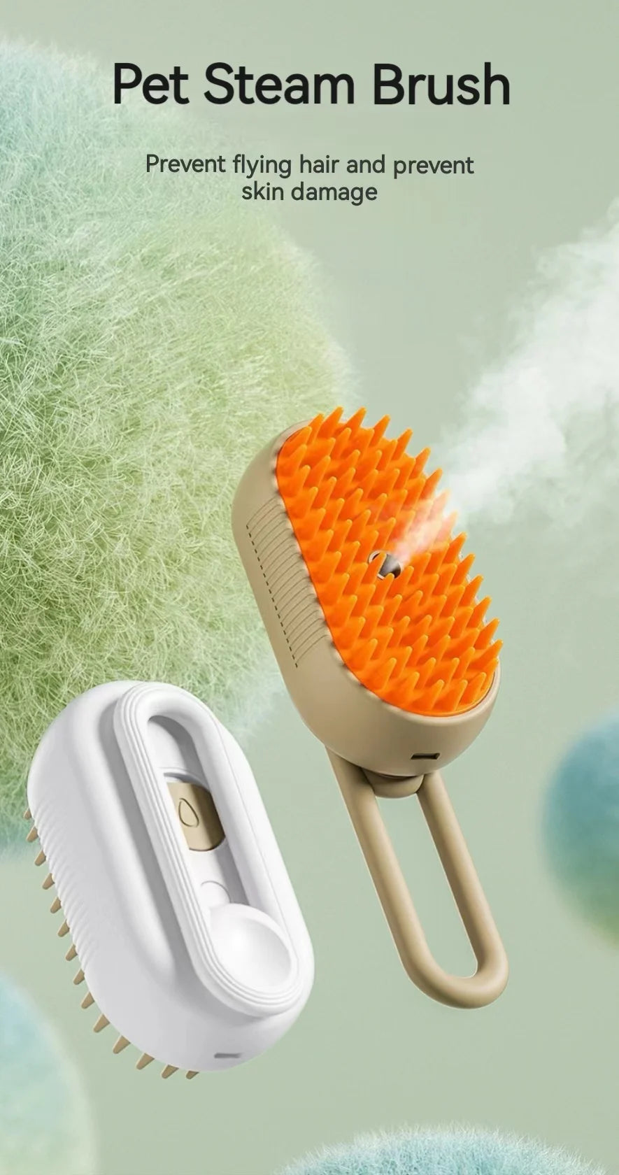 3-in-1 Pet Cat Hair Brush - Katokitten