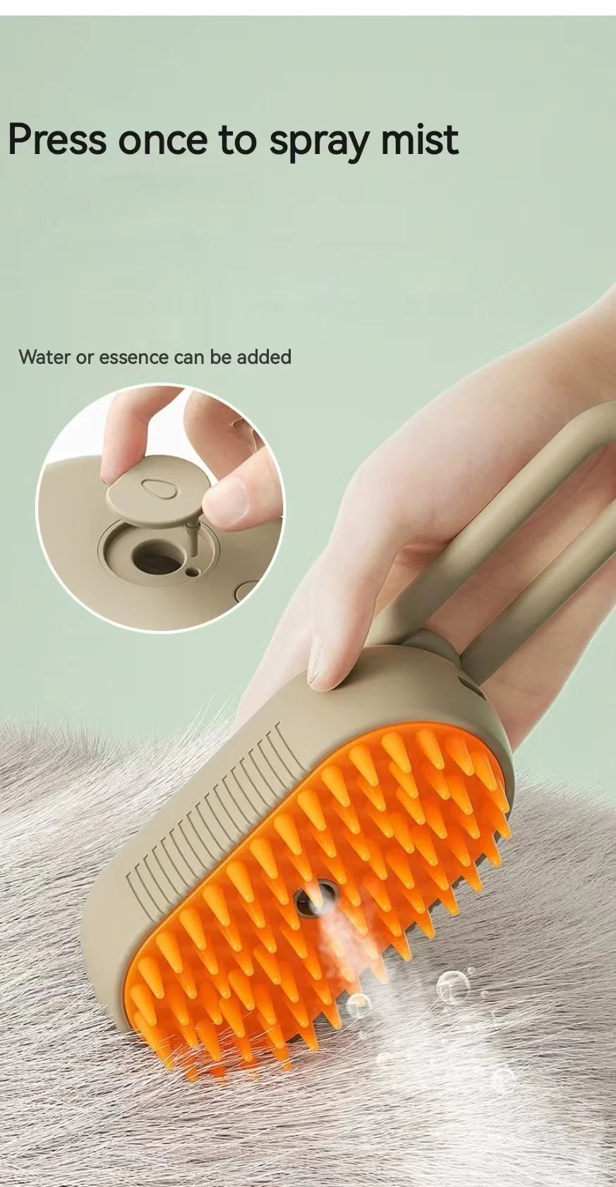 3-in-1 Pet Cat Hair Brush - Katokitten