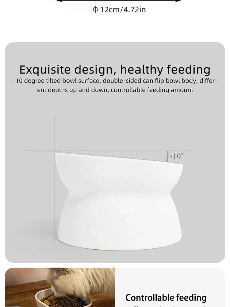Dual-purpose Cat Food Bowl - Katokitten