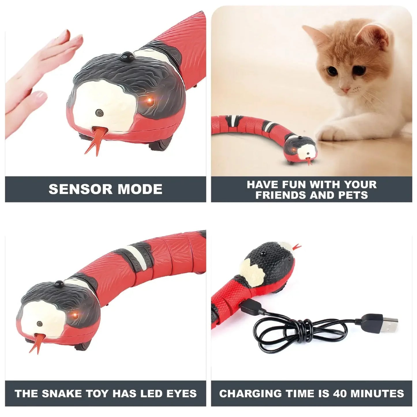 Interactive Automatic Smart Sensing Cat Toys - Katokitten