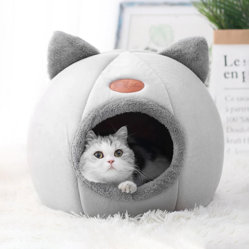 Deep Sleep Comfort In Winter Cat Bed - Katokitten