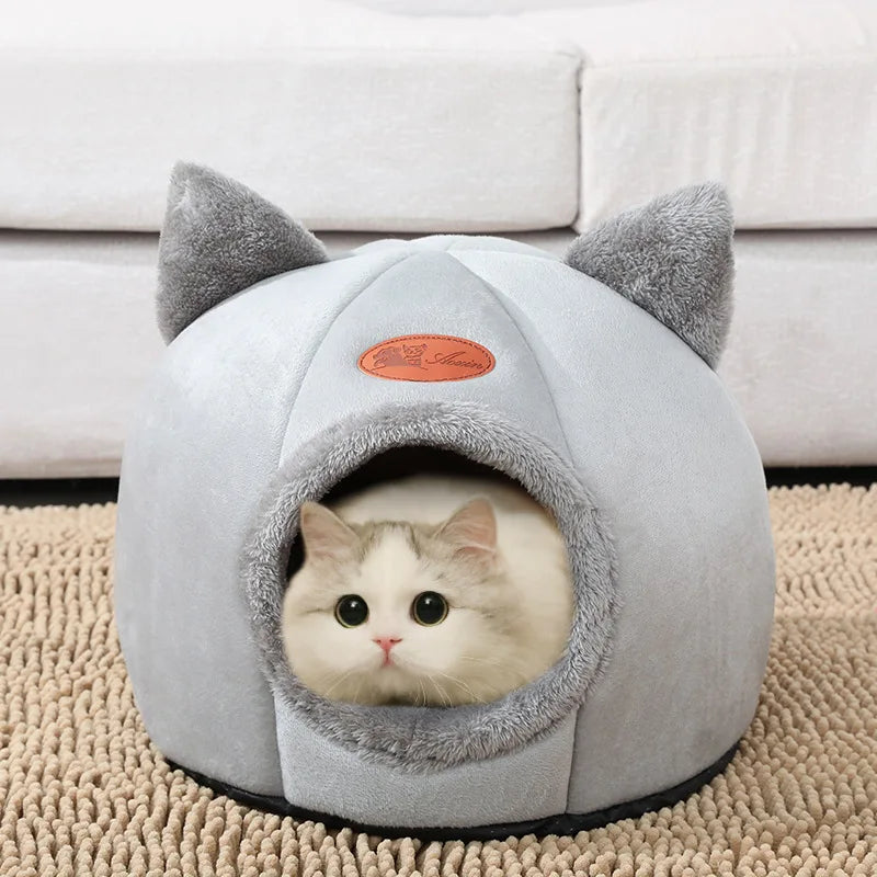 Deep Sleep Comfort In Winter Cat Bed - Katokitten