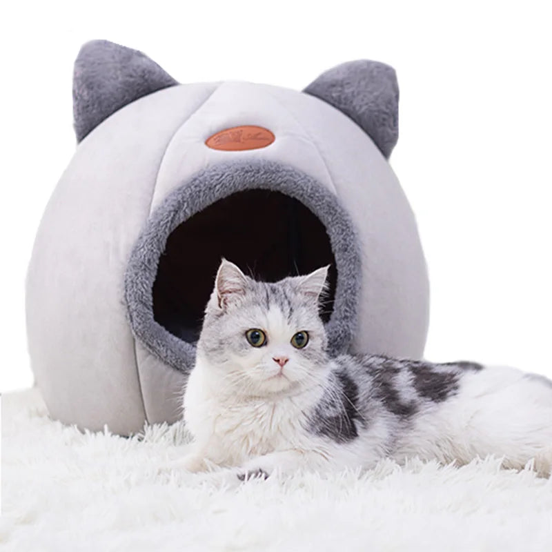 Deep Sleep Comfort In Winter Cat Bed - Katokitten