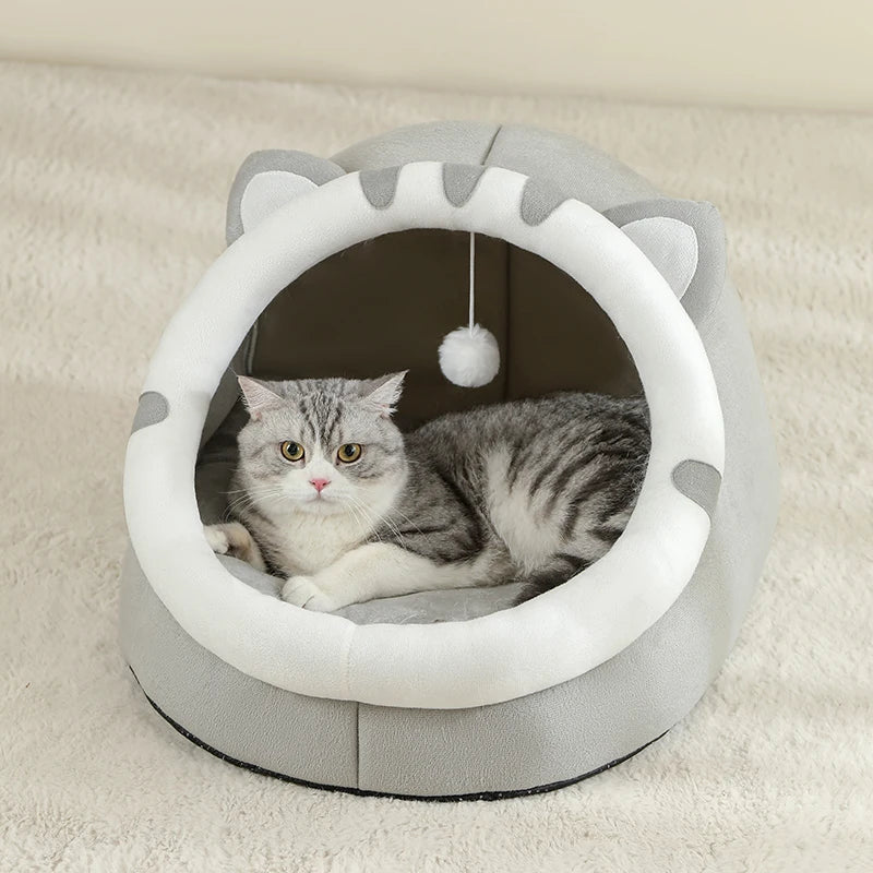 Winter Warm House Sleeping Bed For Cat - Katokitten
