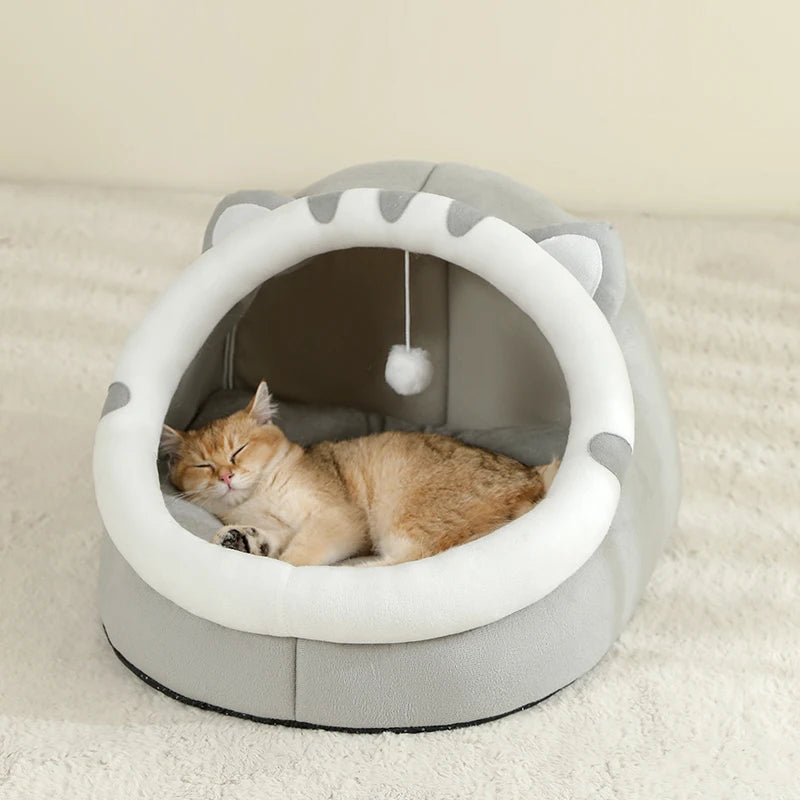 Winter Warm House Sleeping Bed For Cat - Katokitten