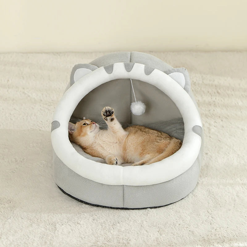 Winter Warm House Sleeping Bed For Cat - Katokitten