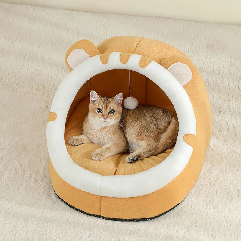 Winter Warm House Sleeping Bed For Cat - Katokitten