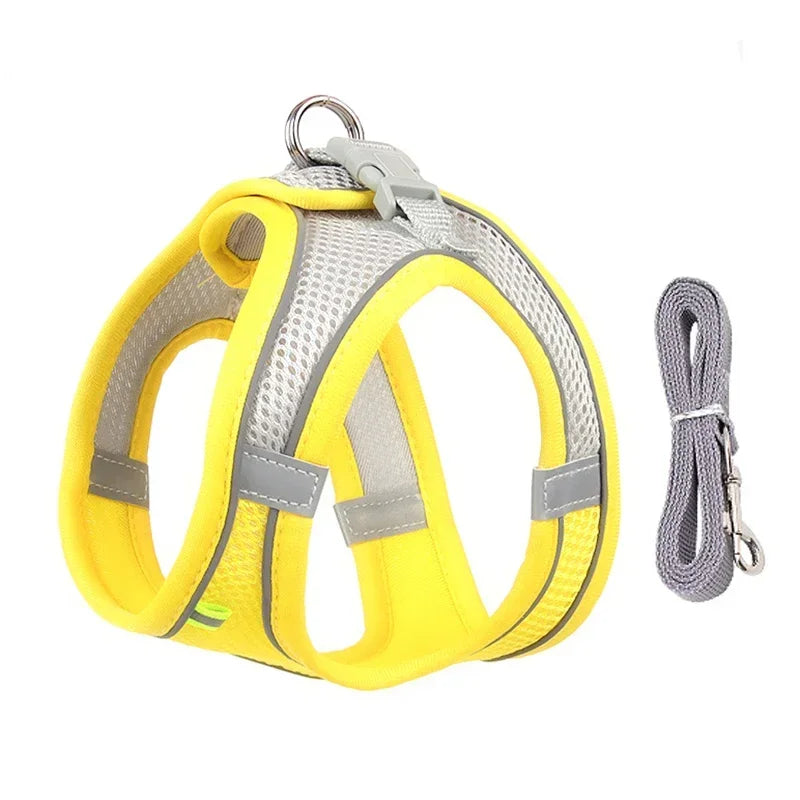 Adjustable Pet Cat Harness Leash Set - Katokitten