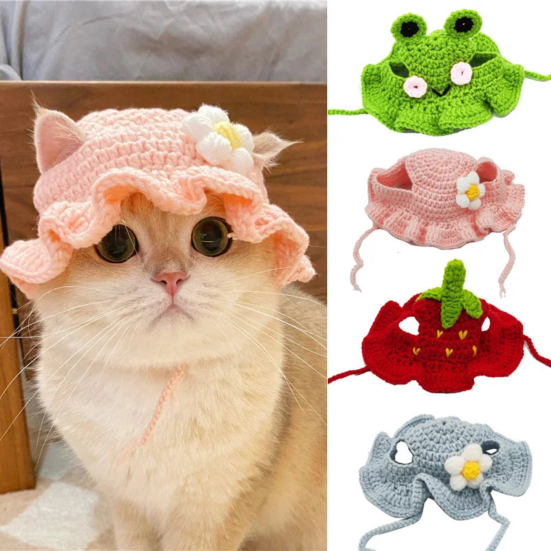 Elastic Cute Refined Pet Hat - Katokitten
