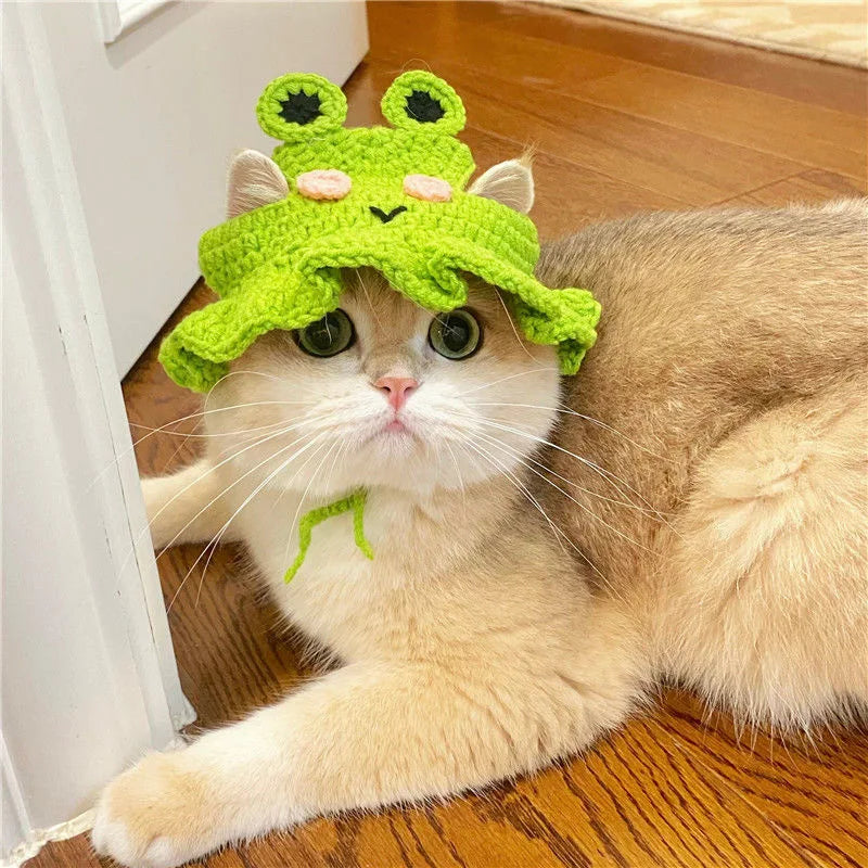 Elastic Cute Refined Pet Hat - Katokitten