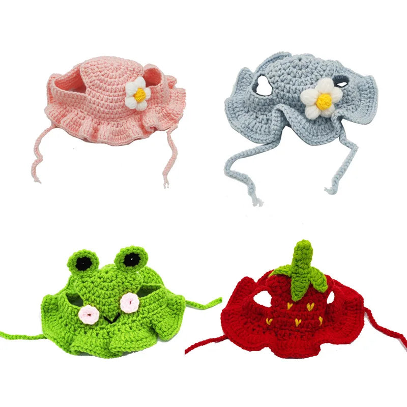Elastic Cute Refined Pet Hat - Katokitten