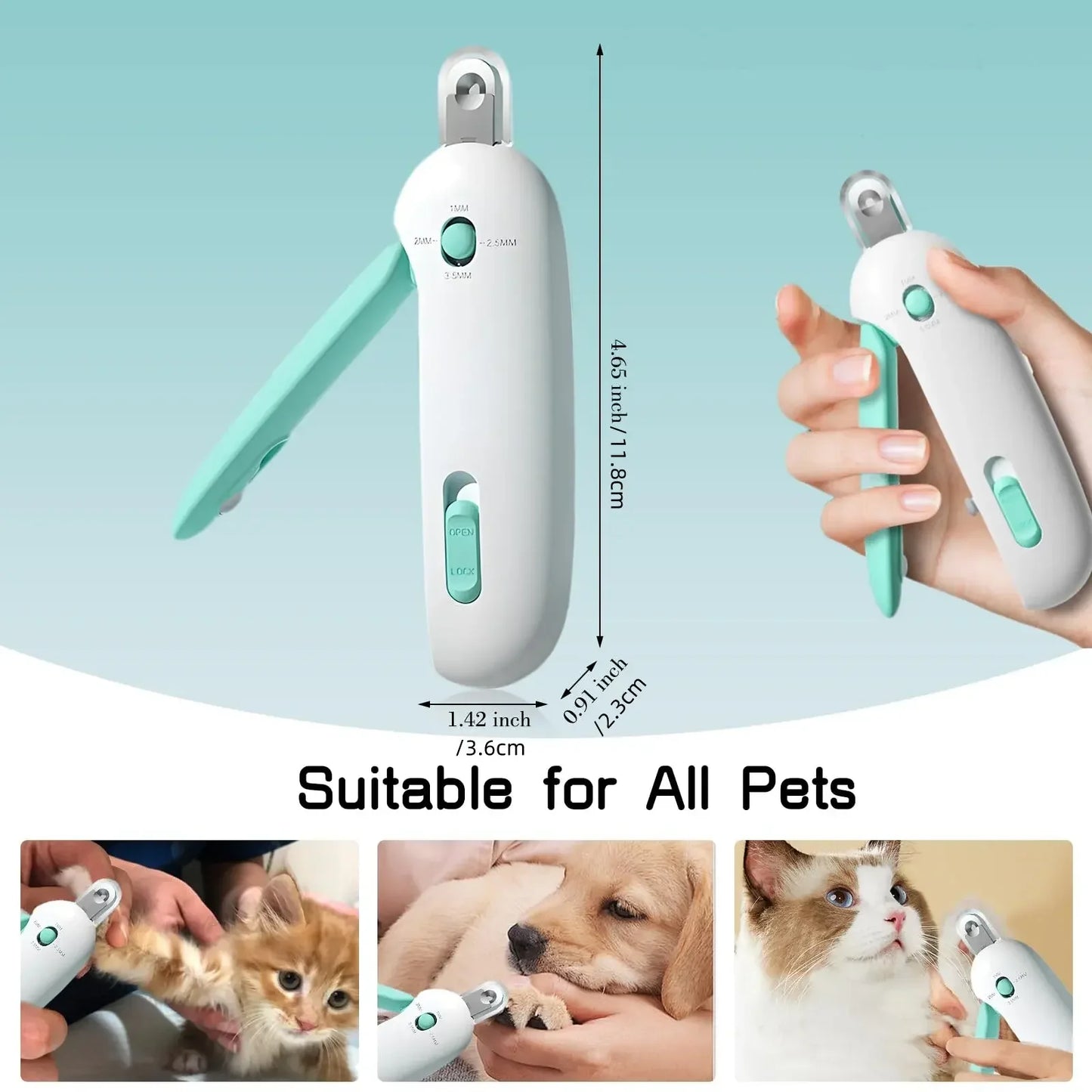 Professional Grooming Tools Adjustable Hole Pet Nail Trimmer - Katokitten
