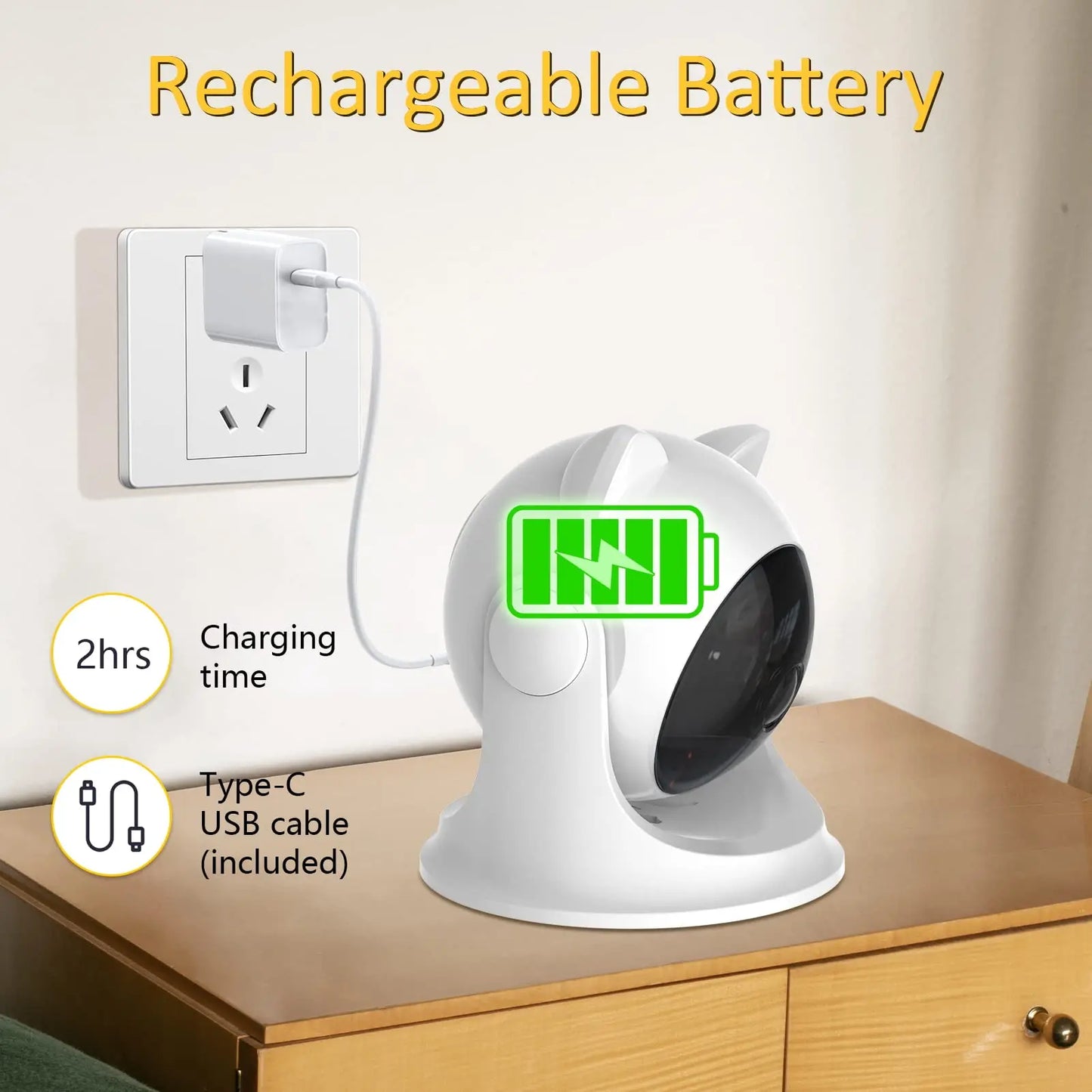 Automatic Interactive Rechargeable Laser Cat Toys - Katokitten