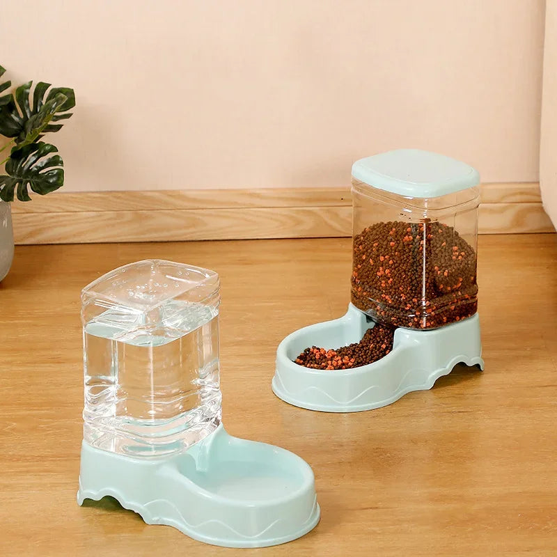 Pet Cat Automatic Feeder Drinking Bowl - Katokitten