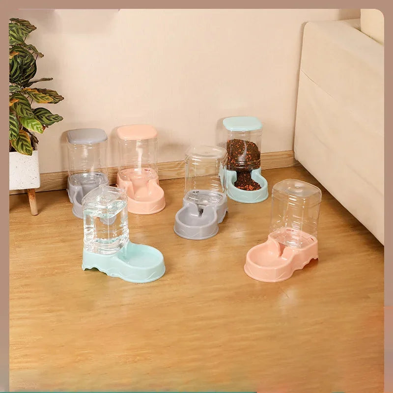 Pet Cat Automatic Feeder Drinking Bowl - Katokitten