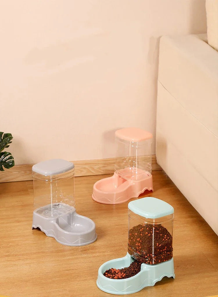 Pet Cat Automatic Feeder Drinking Bowl - Katokitten