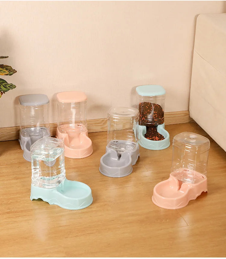 Pet Cat Automatic Feeder Drinking Bowl - Katokitten