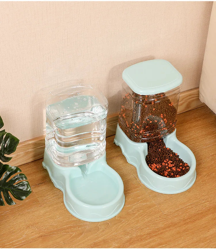 Pet Cat Automatic Feeder Drinking Bowl - Katokitten