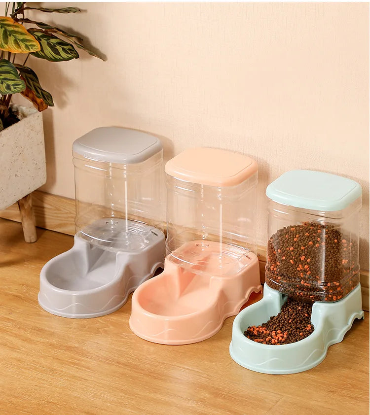 Pet Cat Automatic Feeder Drinking Bowl - Katokitten