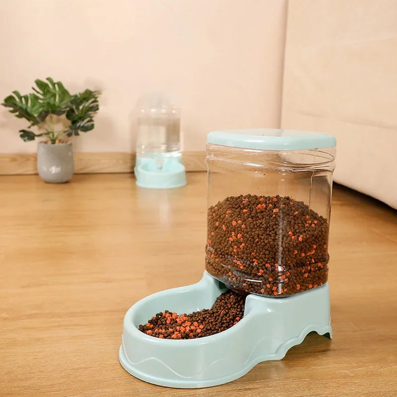 Pet Cat Automatic Feeder Drinking Bowl - Katokitten