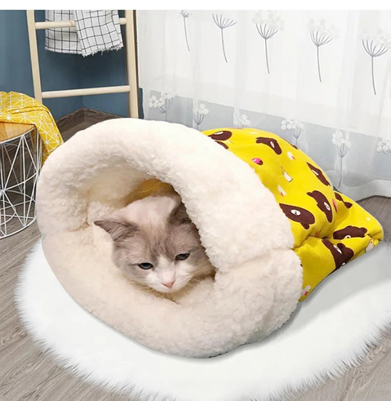 Comfortable Pet Cat Sleeping Bag - Katokitten