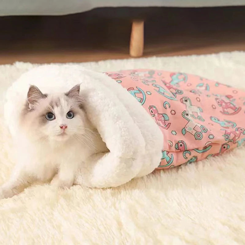 Comfortable Pet Cat Sleeping Bag - Katokitten