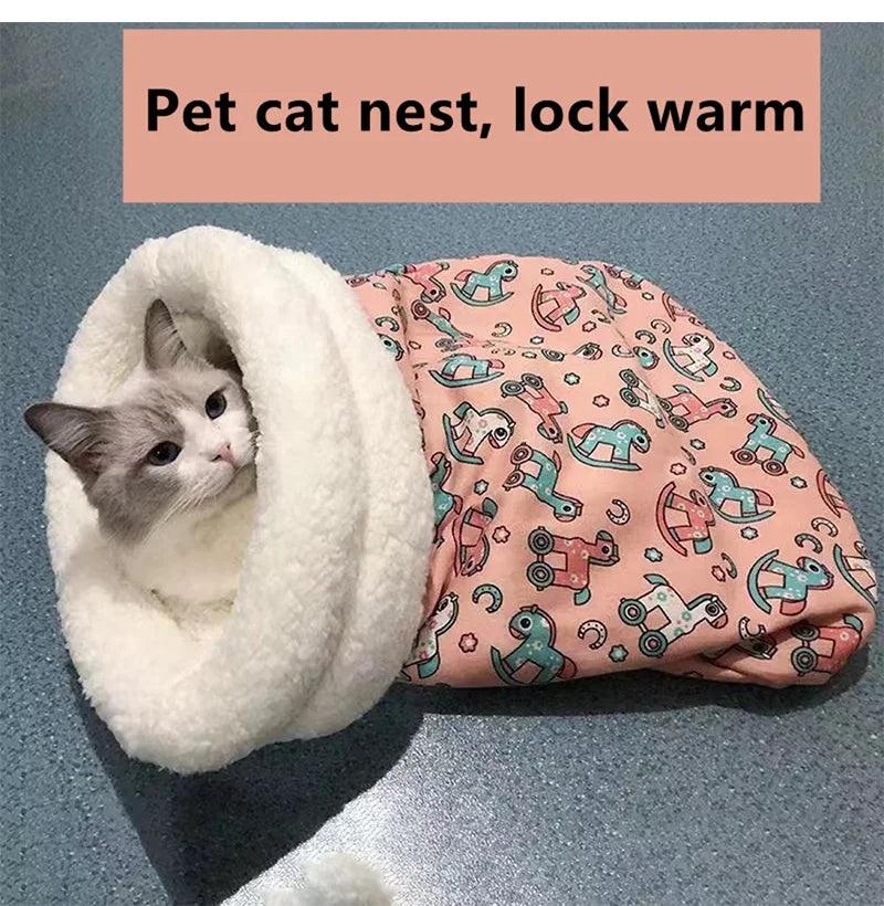 Comfortable Pet Cat Sleeping Bag - Katokitten