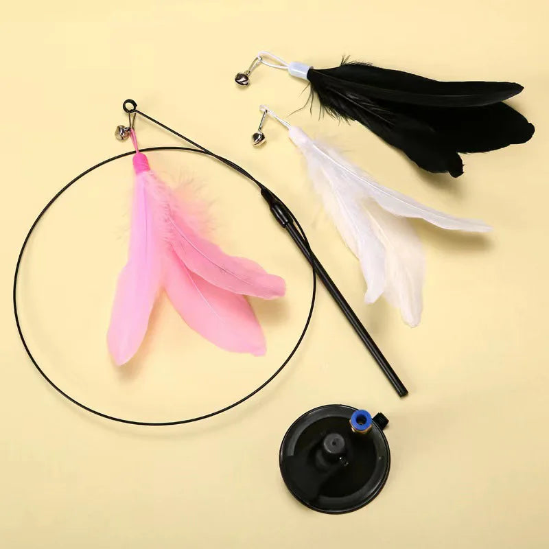 Interactive Super Suction Cup Detachable Kitten Cat Toys - Katokitten
