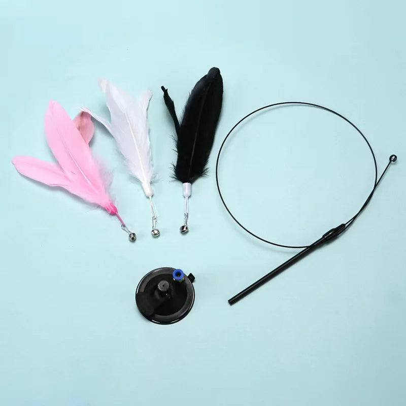 Interactive Super Suction Cup Detachable Kitten Cat Toys - Katokitten