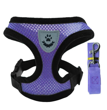 Pet Cat Harness Vest Walking Lead Leash - Katokitten